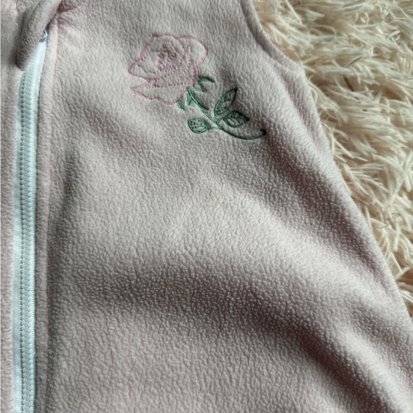 Pink Fleece Baby Blanket - Picture 2 of 4